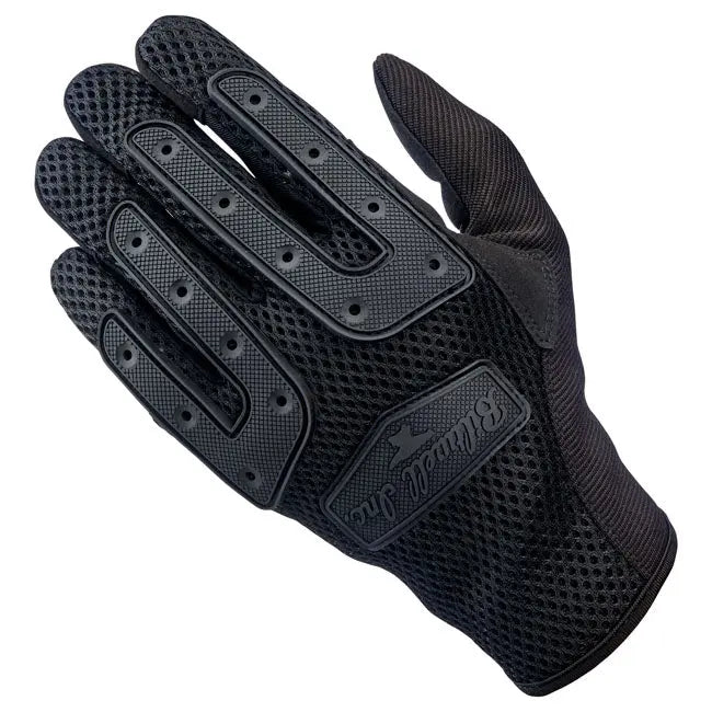 Biltwell Anza Textile Gloves Black Out FREE UK Delivery, FREE 365 Day Returns | Moto Central