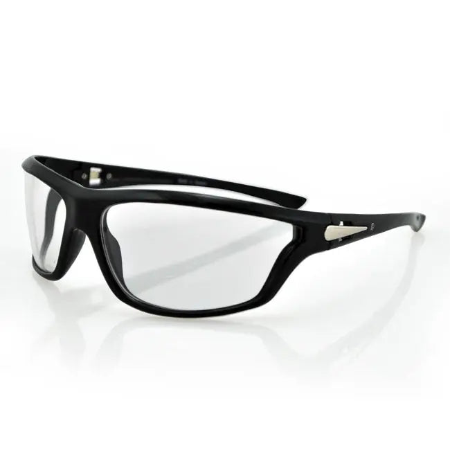 ZAN Headgear Florida Sunglasses Gloss Black Frame Clear Lens FREE UK Delivery, FREE 365 Day Returns | Moto Central