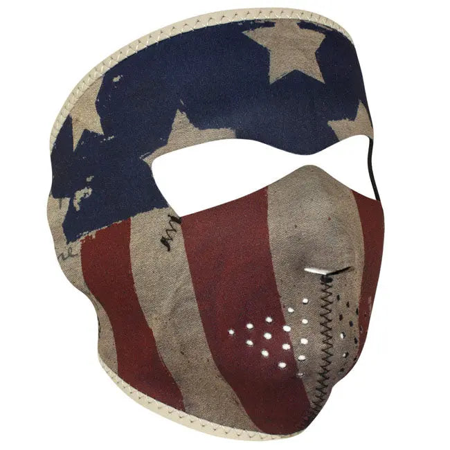 ZAN Headgear Full Mask Neoprene Patriot FREE UK Delivery, FREE 365 Day Returns | Moto Central