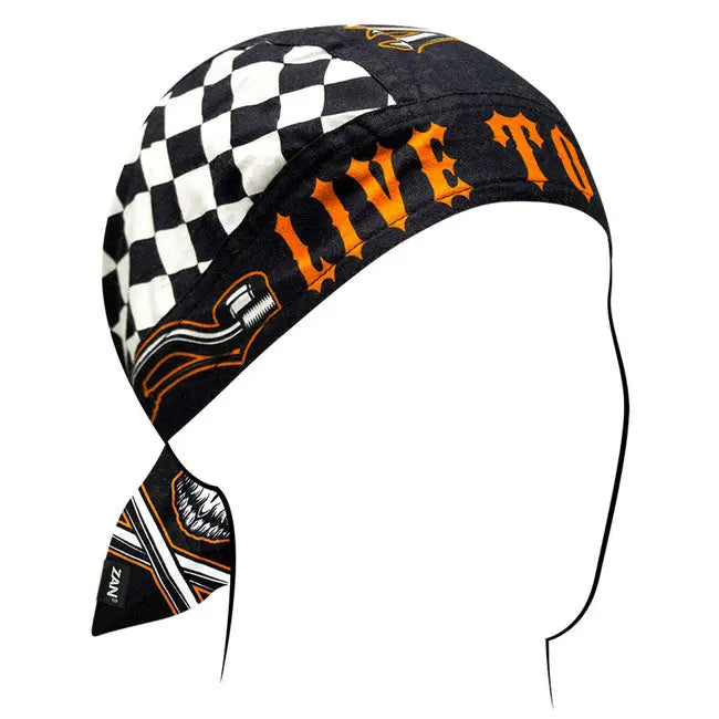 ZAN Headgear Flydannar Cotton Ride To Live FREE UK Delivery, FREE 365 Day Returns | Moto Central