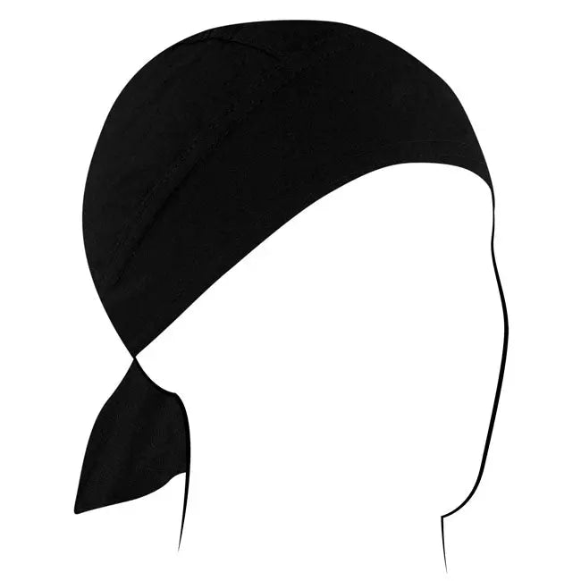 ZAN Headgear Flydannar Cotton Black FREE UK Delivery, FREE 365 Day Returns | Moto Central