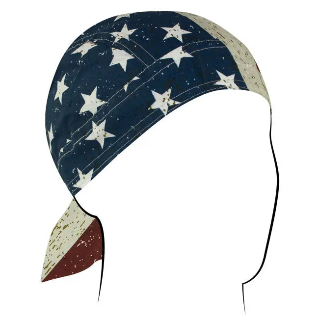 ZAN Headgear Flydannar Cotton Vintage American Flag FREE UK Delivery, FREE 365 Day Returns | Moto Central