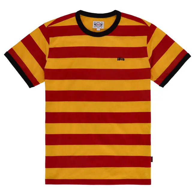 13 And A Half Magazine Ride Like The Wind T-Shirt Red / Yellow FREE UK Delivery, FREE 365 Day Returns | Moto Central
