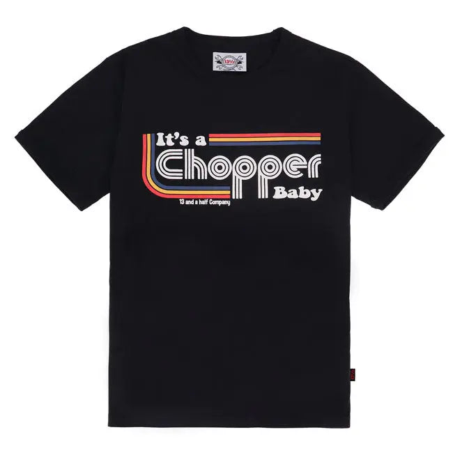 13 And A Half Magazine It's A Chopper T-Shirt Black FREE UK Delivery, FREE 365 Day Returns | Moto Central