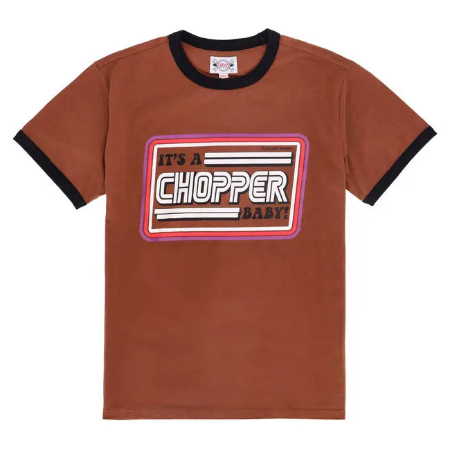 13 And A Half Magazine It's A Chopper Baby T-Shirt Brown FREE UK Delivery, FREE 365 Day Returns | Moto Central