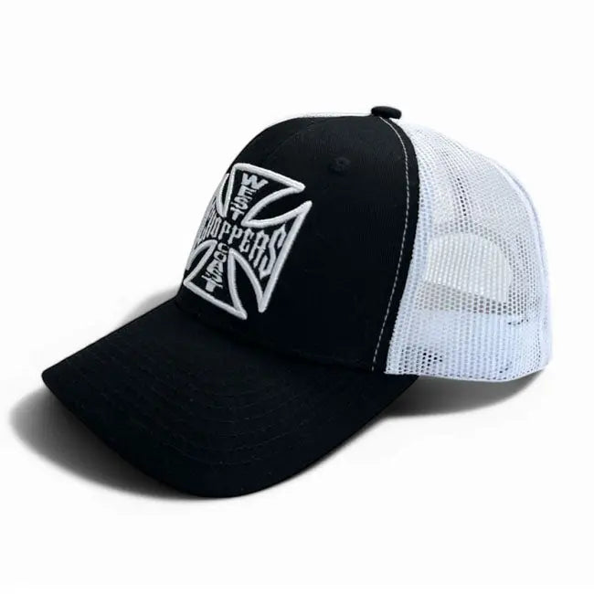 West Coast Choppers OG Cross Cap Black / White FREE UK Delivery, FREE 365 Day Returns | Moto Central