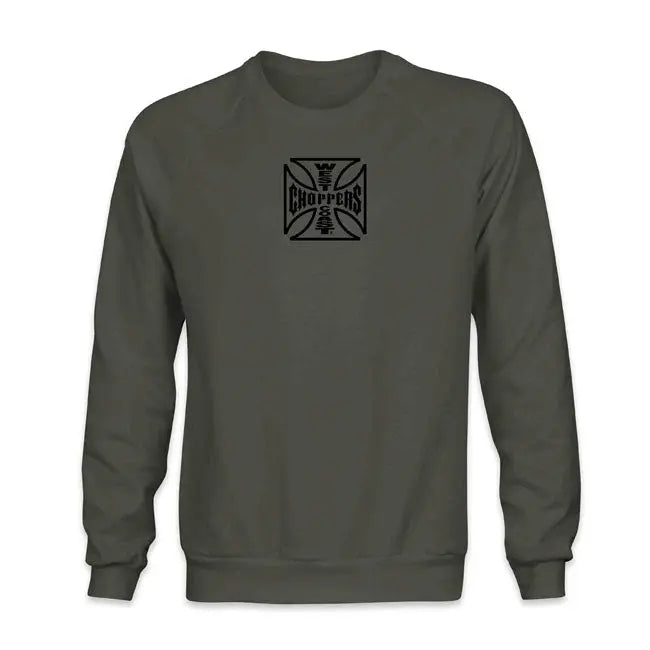 West Coast Choppers Parts Sweatshirt Olive / Green FREE UK Delivery, FREE 365 Day Returns | Moto Central