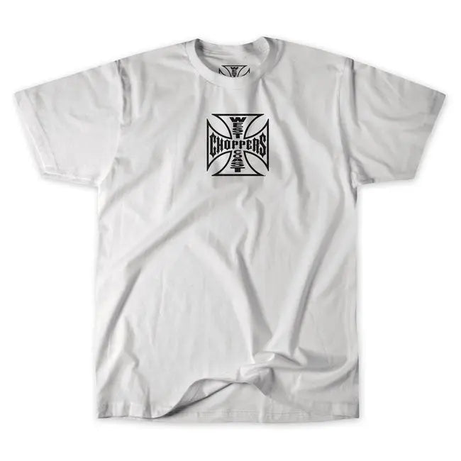 West Coast Choppers Parts T-Shirt White / Black FREE UK Delivery, FREE 365 Day Returns | Moto Central
