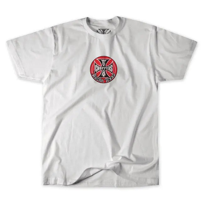 West Coast Choppers Tank Logo T-Shirt White FREE UK Delivery, FREE 365 Day Returns | Moto Central