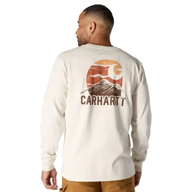 Carhartt Mountain Graphic T-Shirt Malt FREE UK Delivery, FREE 365 Day Returns | Moto Central