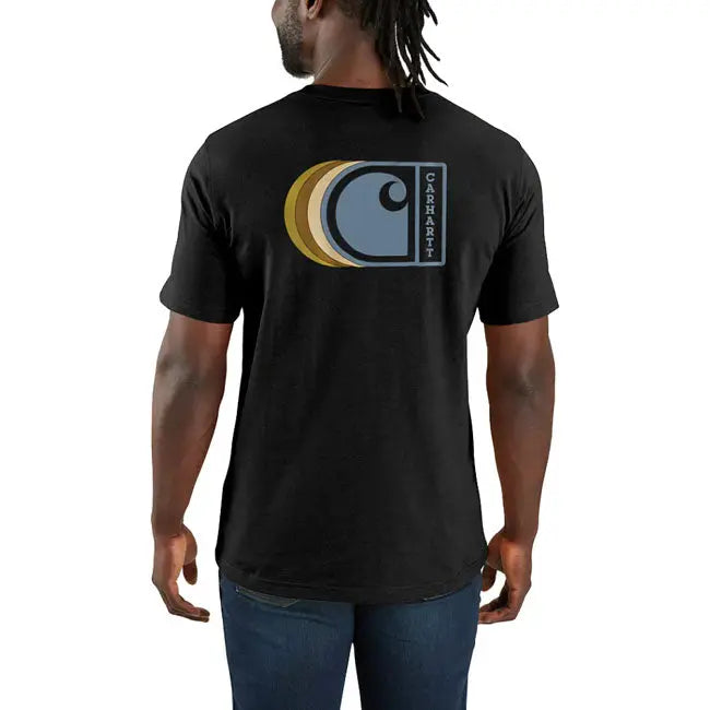 Carhartt Graphic T-Shirt Black FREE UK Delivery, FREE 365 Day Returns | Moto Central