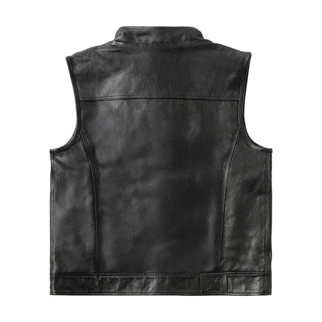 West Coast Choppers X 13 1/2 Dominator Leather Riding Vest FREE UK Delivery, FREE 365 Day Returns | Moto Central