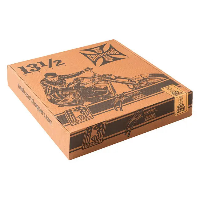 West Coast Choppers X 13 1/2 Dominator Canvas Riding Vest Black FREE UK Delivery, FREE 365 Day Returns | Moto Central