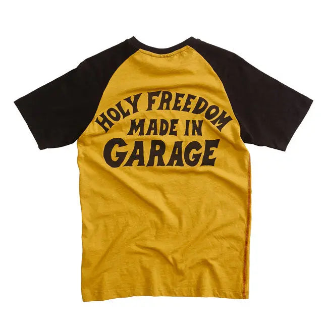 Holy Freedom Shoeles Joe T-Shirt Yellow FREE UK Delivery, FREE 365 Day Returns | Moto Central
