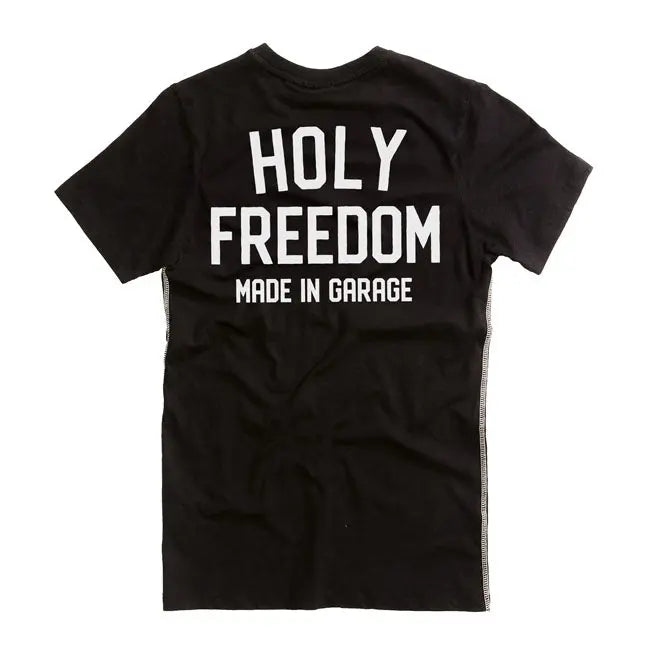Holy Freedom Crew T-Shirt Black FREE UK Delivery, FREE 365 Day Returns | Moto Central