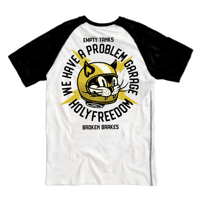 Holy Freedom Astrocatz T-Shirt White FREE UK Delivery, FREE 365 Day Returns | Moto Central