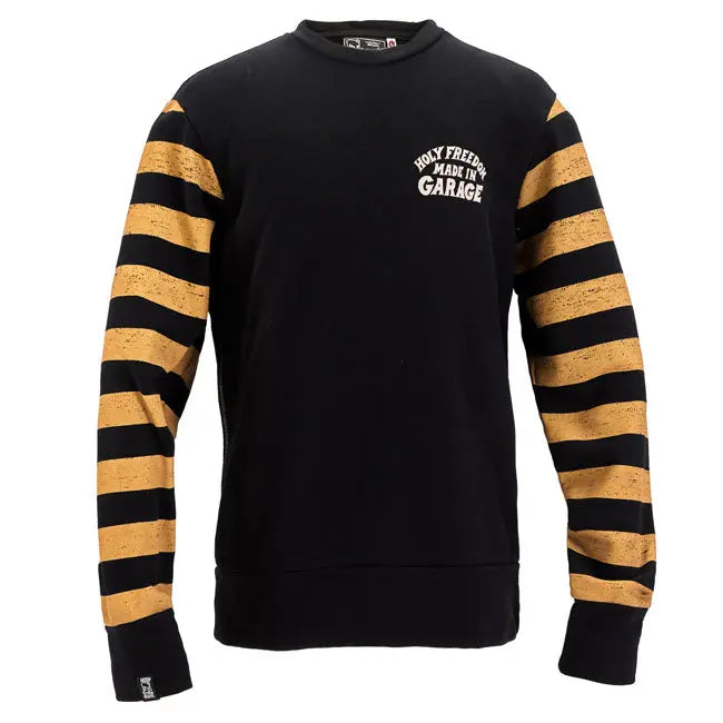 Holy Freedom Clockwork Sweatshirt Yellow / Black FREE UK Delivery, FREE 365 Day Returns | Moto Central