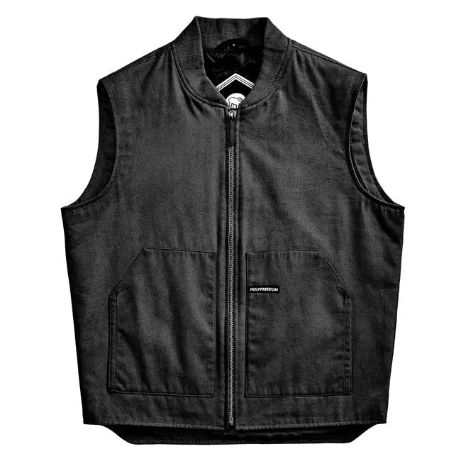 Holy Freedom Worker Vest Black FREE UK Delivery, FREE 365 Day Returns | Moto Central
