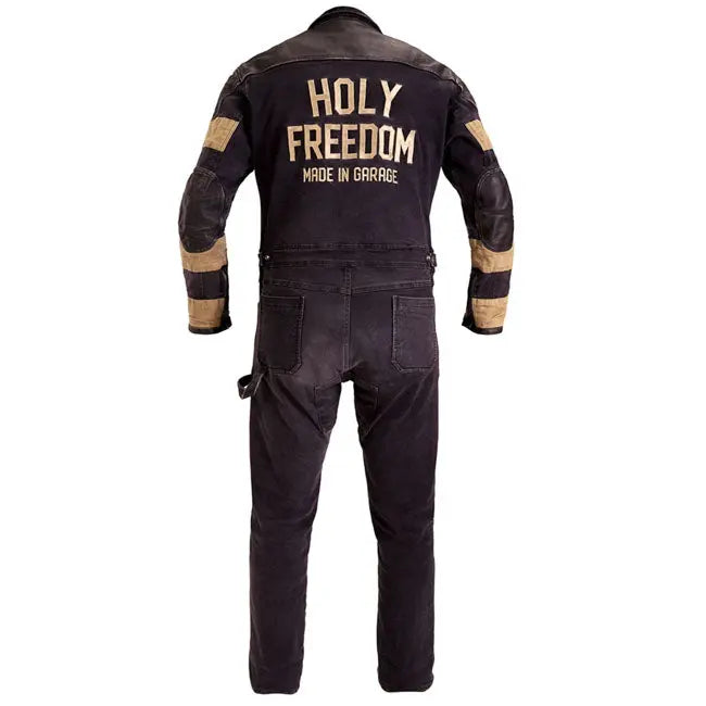 Holy Freedom Tutonero Overall Black / White FREE UK Delivery, FREE 365 Day Returns | Moto Central
