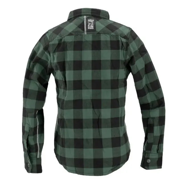 Holy Freedom Jessie James Flannel Shirt Green FREE UK Delivery, FREE 365 Day Returns | Moto Central