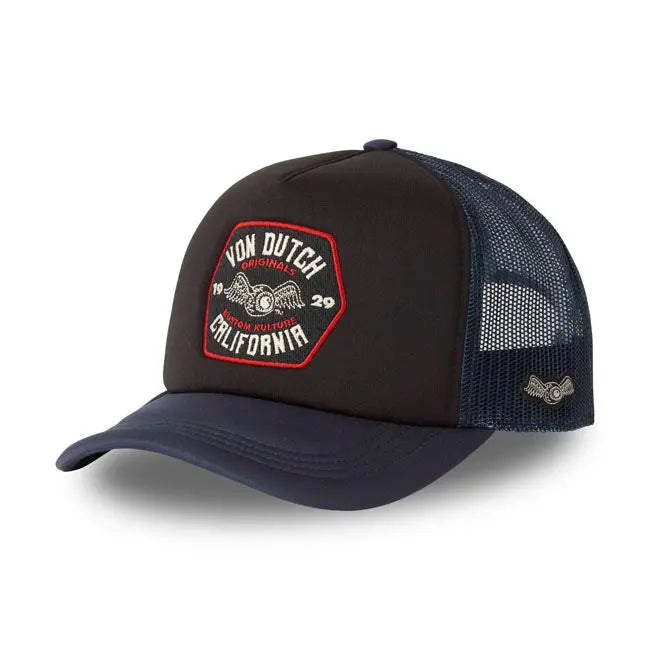 Von Dutch Foam Eye Cap Blue / Black FREE UK Delivery, FREE 365 Day Returns | Moto Central