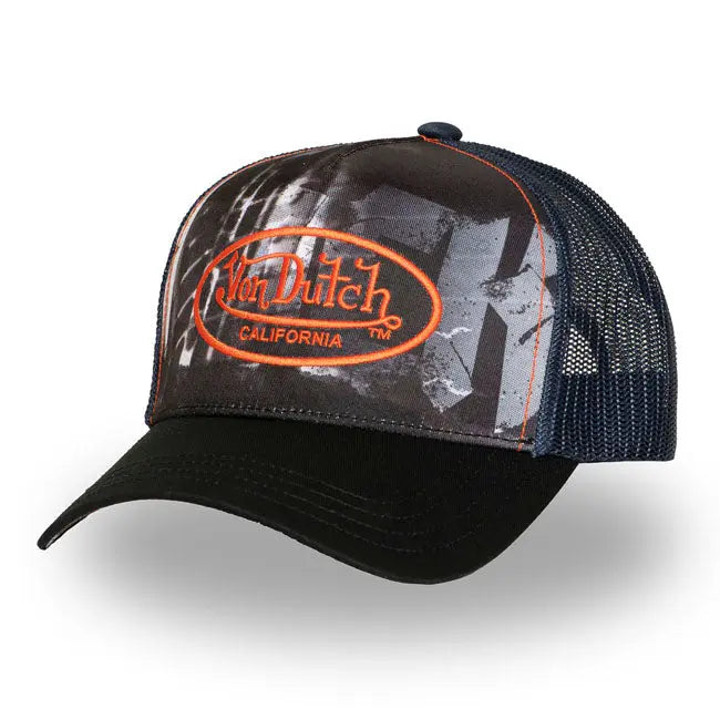 Von Dutch Subl Rock Cap Black FREE UK Delivery, FREE 365 Day Returns | Moto Central