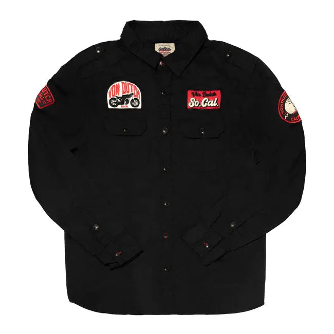 Von Dutch Pick Jacket Black FREE UK Delivery, FREE 365 Day Returns | Moto Central