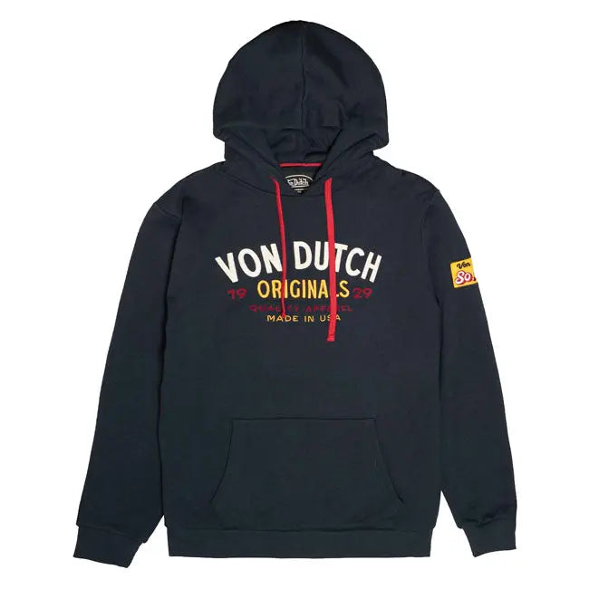 Von Dutch Made Hoodie Black FREE UK Delivery, FREE 365 Day Returns | Moto Central