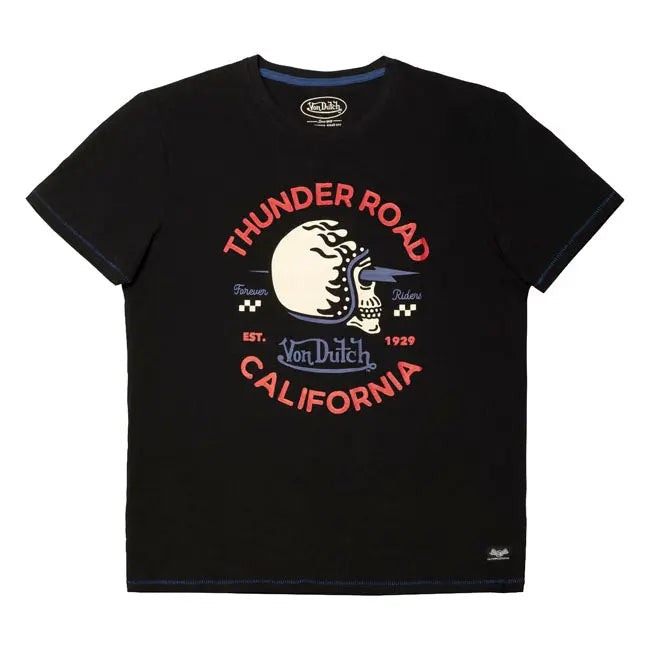 Von Dutch Again T-Shirt Black FREE UK Delivery, FREE 365 Day Returns | Moto Central