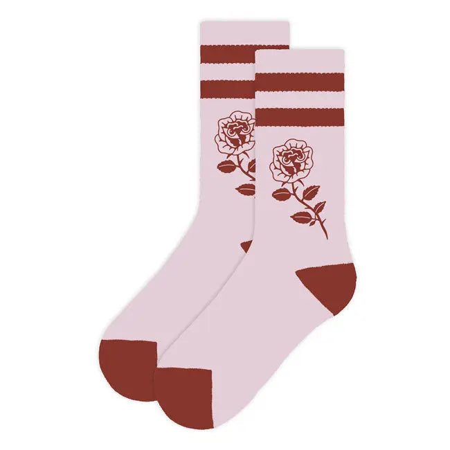 American Socks Mid High Rose Socks Pink FREE UK Delivery, FREE 365 Day Returns | Moto Central