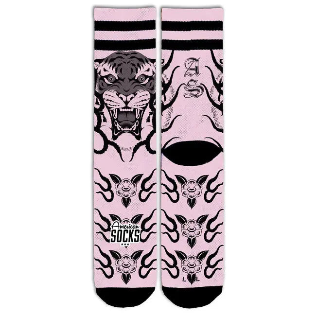 American Socks Signature Khan Socks Pink FREE UK Delivery, FREE 365 Day Returns | Moto Central