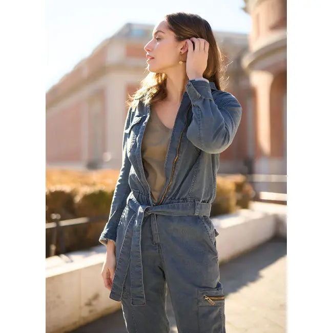 ByCity Black Hawk Ladies Overall Denim FREE UK Delivery, FREE 365 Day Returns | Moto Central