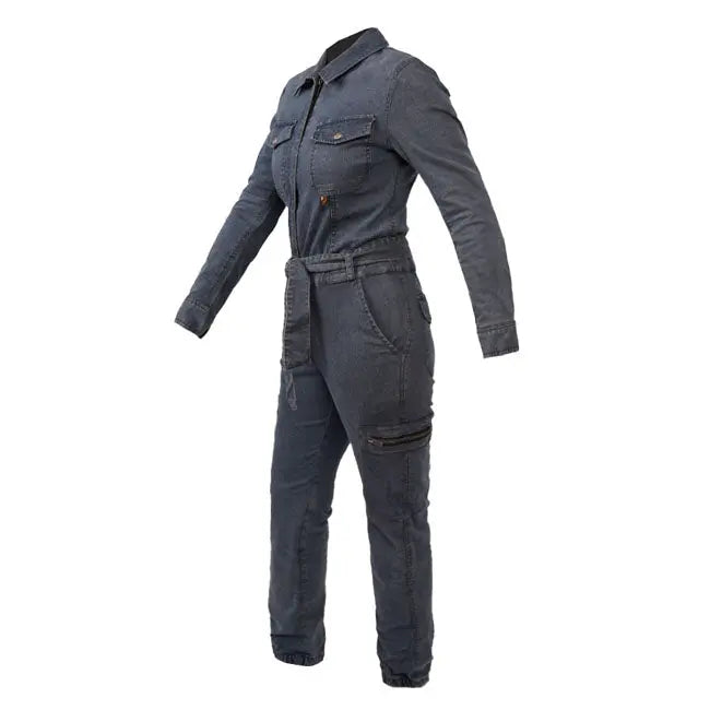 ByCity Black Hawk Ladies Overall Denim FREE UK Delivery, FREE 365 Day Returns | Moto Central