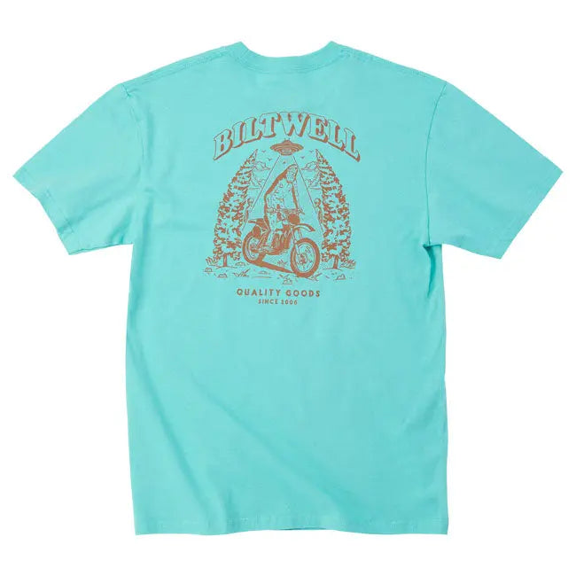 Biltwell Squatch T-Shirt Chalky Mint FREE UK Delivery, FREE 365 Day Returns | Moto Central