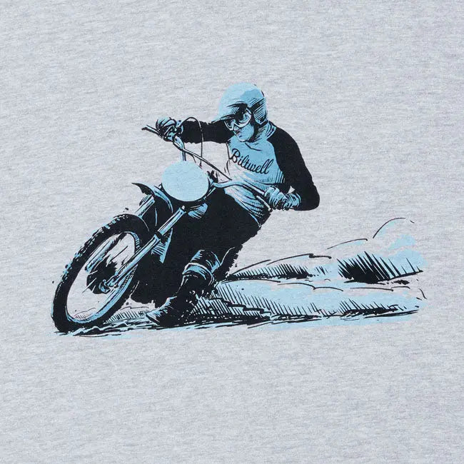 Biltwell Roost T-Shirt Sporty Grey FREE UK Delivery, FREE 365 Day Returns | Moto Central