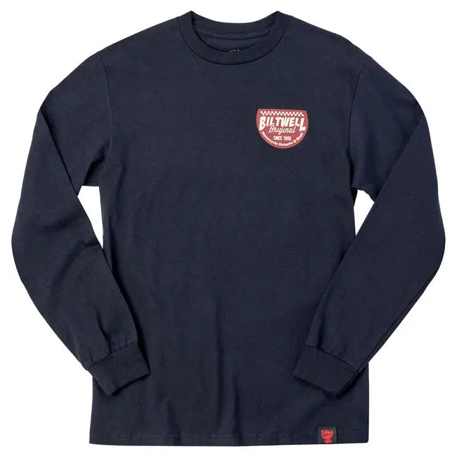 Biltwell Left Turn Long Sleeves T-Shirt Black FREE UK Delivery, FREE 365 Day Returns | Moto Central