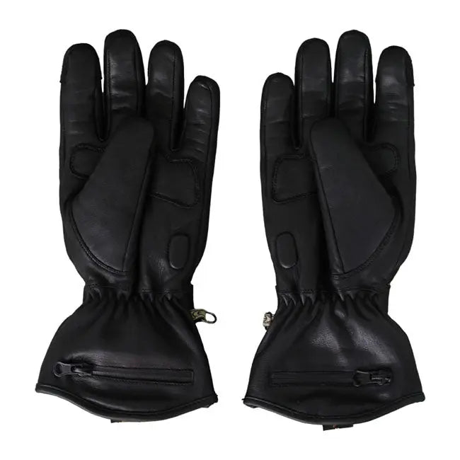 ByCity Warm-Up Leather Gloves Black FREE UK Delivery, FREE 365 Day Returns | Moto Central