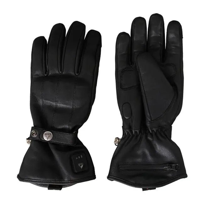 ByCity Warm-Up Leather Gloves Black FREE UK Delivery, FREE 365 Day Returns | Moto Central