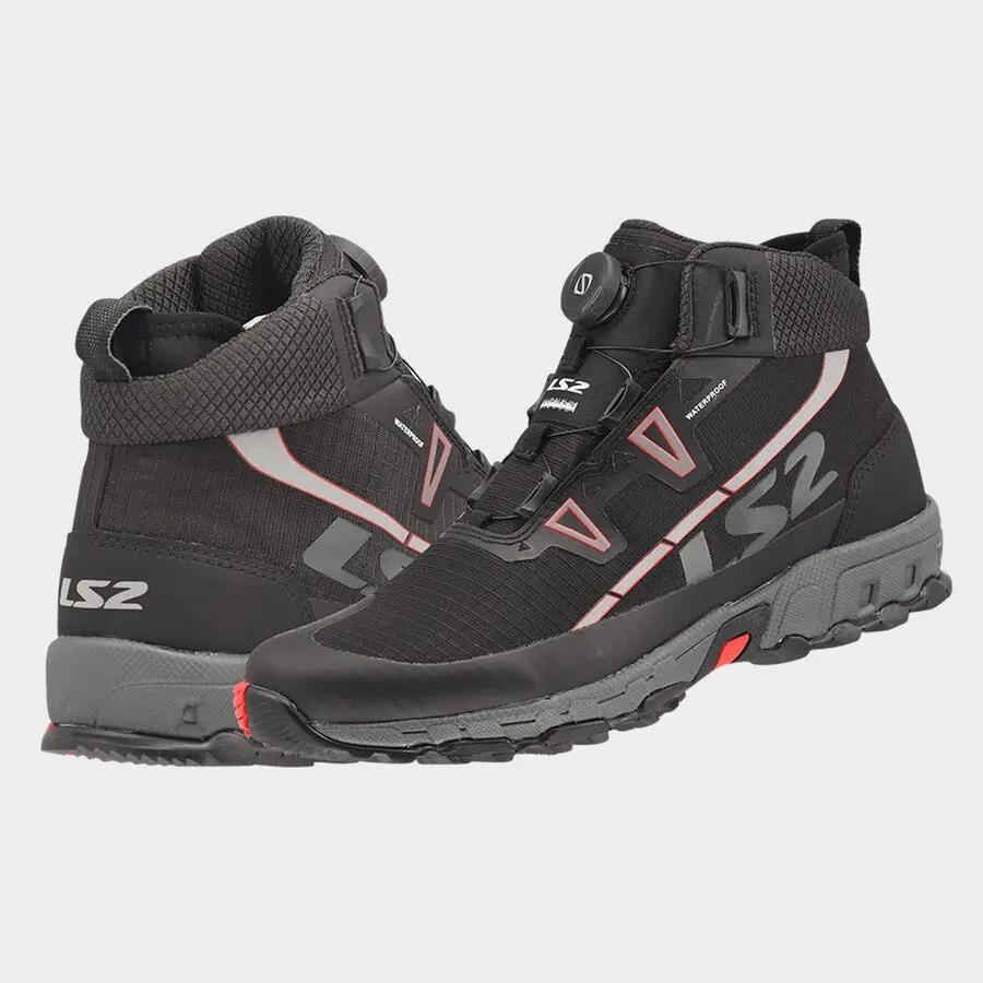 LS2 Trekker Short Boots Waterproof Black FREE UK Delivery, FREE 365 Day Returns | Moto Central