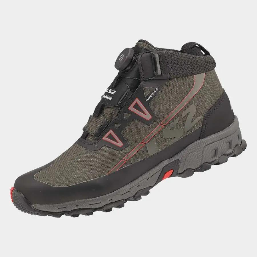 LS2 Trekker Short Boots Waterproof Green FREE UK Delivery, FREE 365 Day Returns | Moto Central