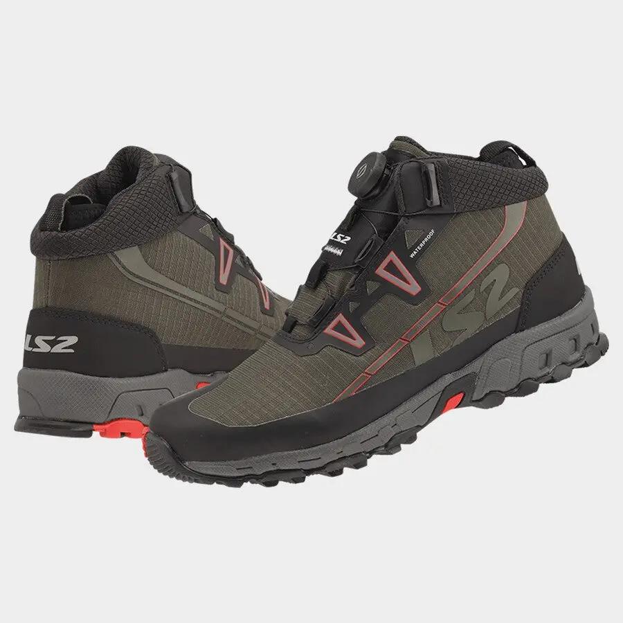 LS2 Trekker Short Boots Waterproof Green FREE UK Delivery, FREE 365 Day Returns | Moto Central