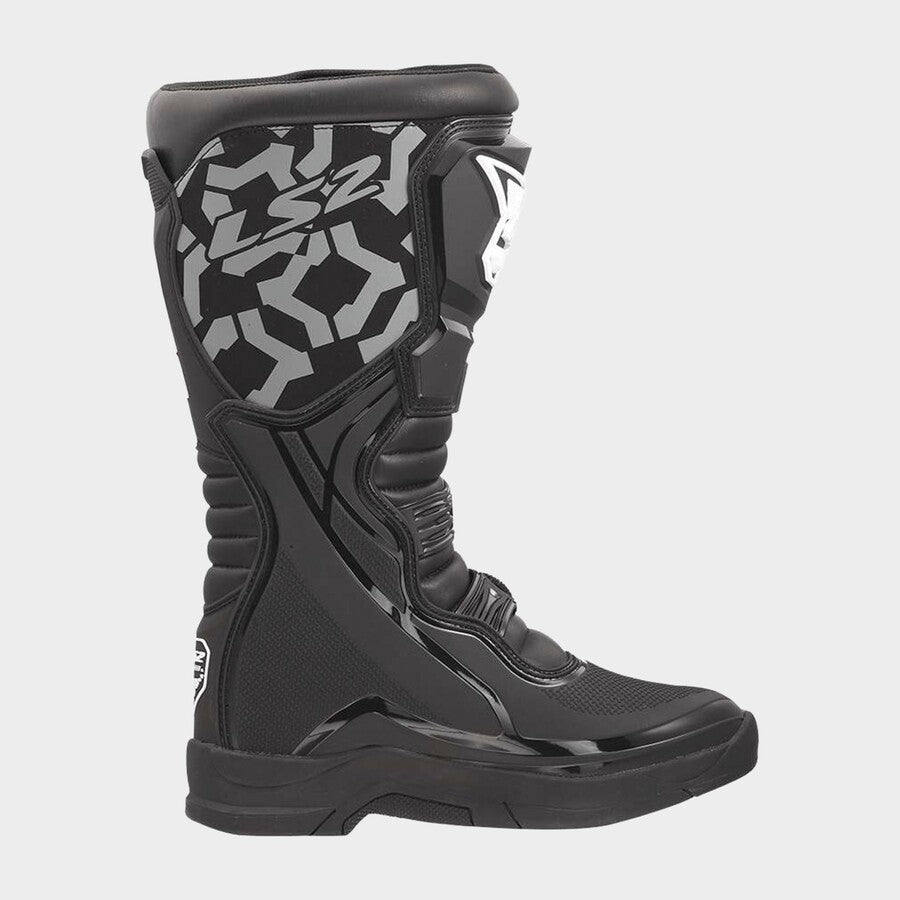 LS2 Raptor Boots Black FREE UK Delivery, FREE 365 Day Returns | Moto Central