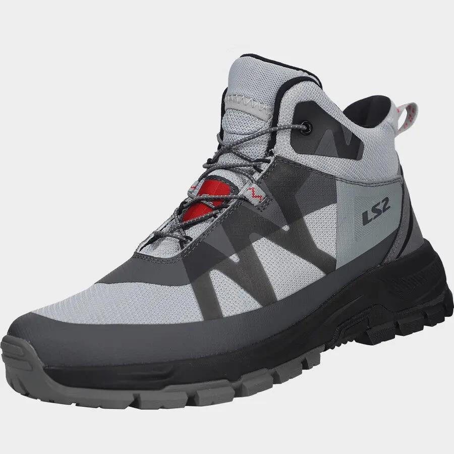 LS2 Torrent Short Boots Waterproof Light Grey FREE UK Delivery, FREE 365 Day Returns | Moto Central