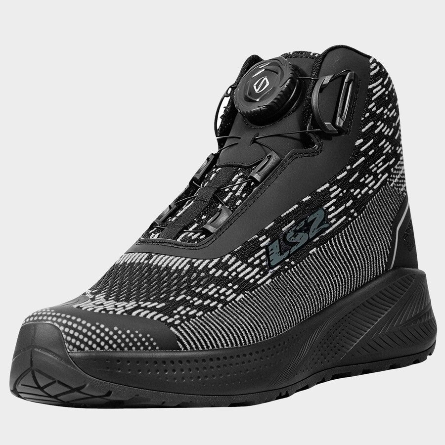LS2 Lotus Boots Black FREE UK Delivery, FREE 365 Day Returns | Moto Central