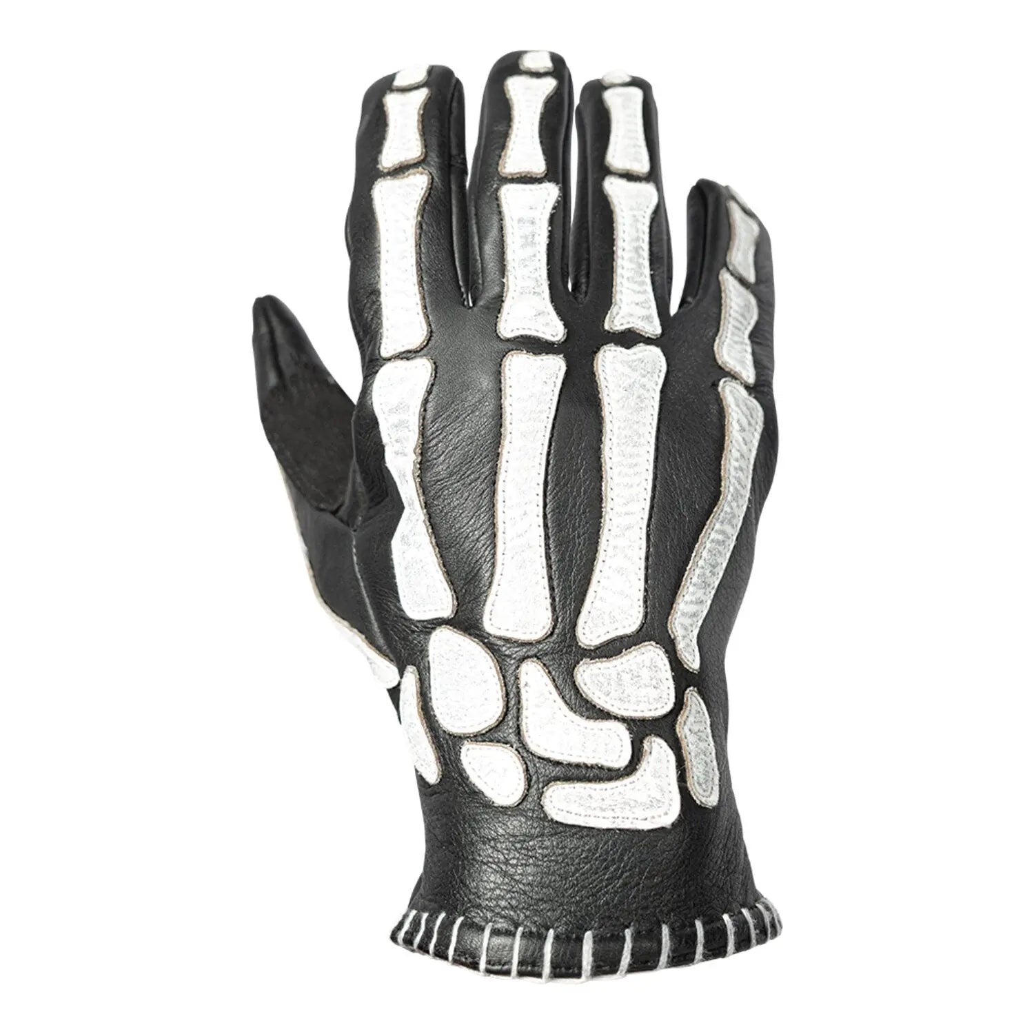 John Doe Skeletor Leather Gloves Black FREE UK Delivery, FREE 365 Day Returns | Moto Central