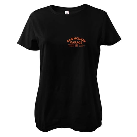 Gas Monkey Garage Cash Monkey Ladies T-Shirt Black FREE UK Delivery, FREE 365 Day Returns | Moto Central