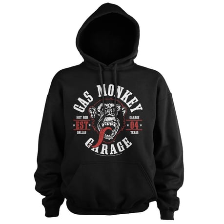 Gas Monkey Garage Round Seal Hoodie Black FREE UK Delivery, FREE 365 Day Returns | Moto Central