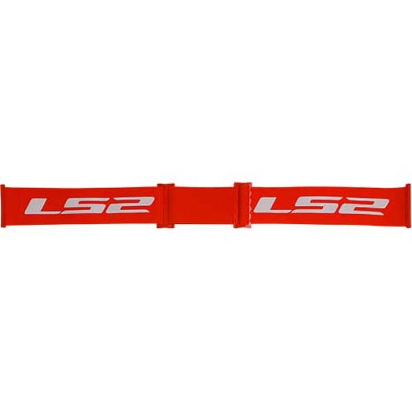 LS2 Aura Goggles Strap H-Viz Orange - FREE UK Shipping, FREE 365 Day Returns | Moto Central