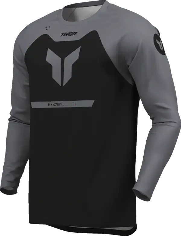 Thor Ridemode Menace Jersey Black / Grey - FREE UK Shipping, FREE 365 Day Returns | Moto Central