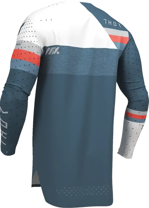 Thor Sportmode League Jersey Storm Blue - FREE UK Shipping, FREE 365 Day Returns | Moto Central
